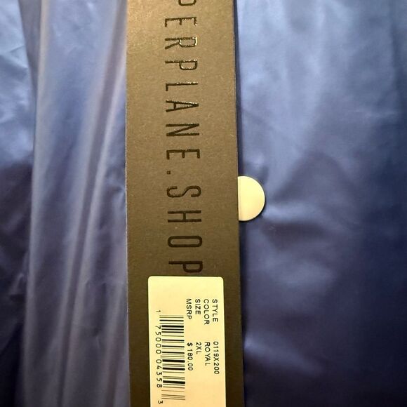 PAPER PLANES
WHEELS UP VARSITY JACKET - ROYAL - Picture 5 of 6